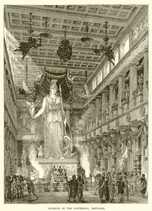 Innenraum des Parthenon, restauriert