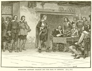 Gespräch zwischen Charles und dem Earl of Denbigh von English School