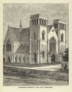 Kathedrale von Inverness, von Nordwesten von English School