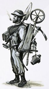 Irischer Bauarbeiter