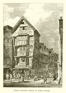 Izaak Waltons Haus in der Fleet Street von English School