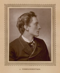 J Forbes-Robertson, nach einem speziell für The Theatre aufgenommenen Foto von English School