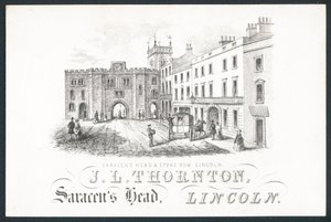 J L Thornton, Visitenkarte von English School