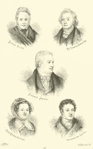 James Hogg, Dr. Thomas Chalmers, Sydney Smith, Mary Russell Mitford, Washington Irving von English School