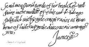 Jakob I. von England von English School