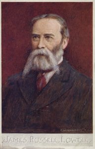 James Russell Lowell (1819-1891), amerikanischer Dichter und Diplomat von English School