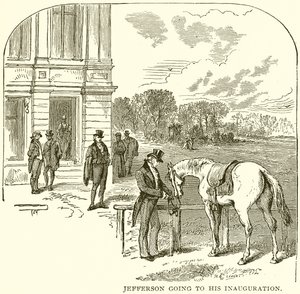 Jefferson auf dem Weg zu seiner Amtseinführung von English School