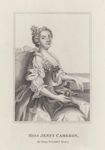 Jenny Cameron, Flora Macdonald (Gravur) von English School