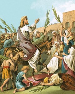 Jesus zieht in Jerusalem ein