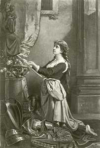 Johanna von Orléans (Gravur) von English School