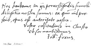 John Foxe, Reformator