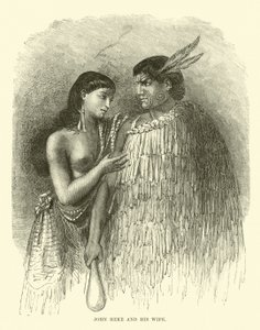 John Heke und seine Frau von English School