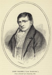John Palmer, Jack Scroggins, nach einem Porträt von G. Sharples, 1819 von English School