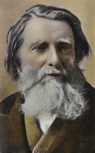John Ruskin (1819-1900), englischer Schriftsteller, Kunstkritiker, Künstler und Sozialdenker