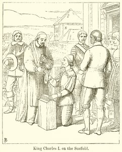 König Karl I. auf dem Schafott