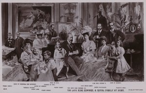 König Edward VII. und seine Familie