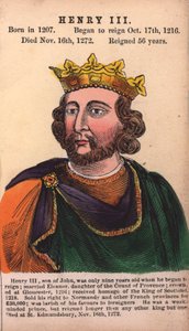 König Heinrich III. von English School