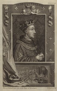 König Heinrich V. von England von English School