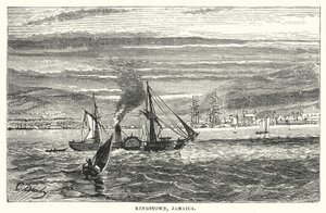 Kingstown, Jamaika (Gravur) von English School