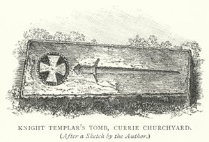 Grab des Tempelritters, Currie Kirchhof von English School