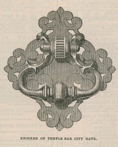 Türklopfer des Temple Bar Stadttors