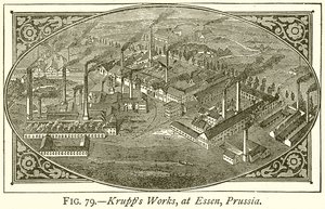 Krupps Werke in Essen, Preußen