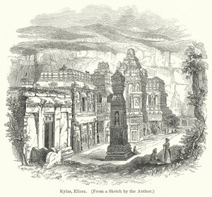Kylas, Ellora (Gravur)