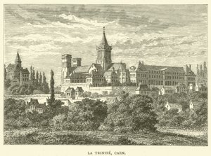 La Trinité, Caen (Gravur) von English School