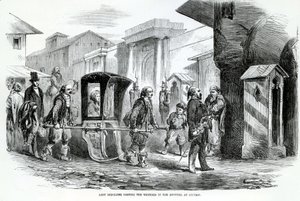 Lady Redcliffe besucht das Krankenhaus in Scutari, 19. Jahrhundert