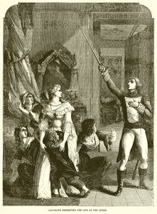 Lafayette rettet das Leben der Königin