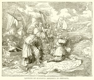 Landung von Gustav Adolf in Deutschland