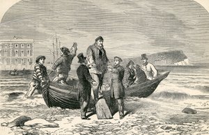 Landung von Louis Phillipe in England, 19. Jahrhundert von English School