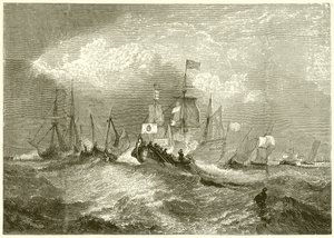 Landung von Wilhelm von Oranien in Torbay von English School