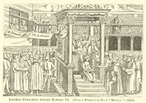 Latimer predigt vor Edward VI.