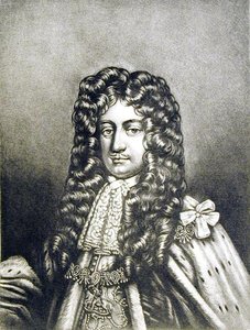 Laurence Hyde (1641-1711) 1. Earl of Rochester, Illustration aus Portraits of Characters Illustrious in British History, graviert von Robert Dunkarton (Mezzotinto) von English School