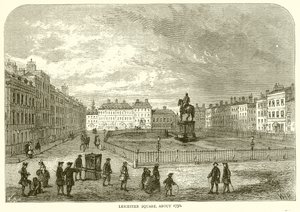 Leicester Square um 1750