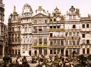 Les Vielles Maisons de la Grande Place, Brüssel von English School