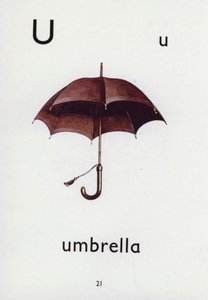 Buchstabe U, Regenschirm