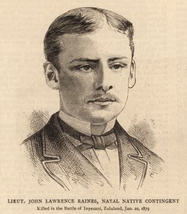 Leutnant John Lawrence Raines, Natal Native Contingent (Stich)