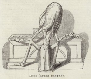 Liszt (nach Dantan) von English School
