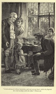 Lizzie trat ohne Zögern vor und streckte eine Hand aus, während sie mit der anderen ihre Korallenkette berührte von English School