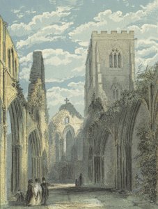 Llandaff Kathedrale, Kirchenschiff nach Westen blickend von English School