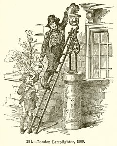 Londoner Laternenanzünder, 1800