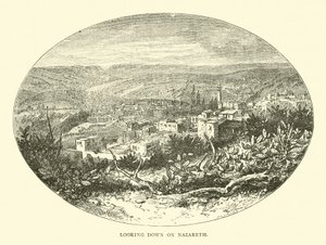 Blick auf Nazareth von English School