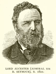 Lord Alcester (Admiral Sir B. Seymour), geb. 1821 von English School