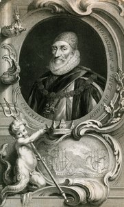 Lord Howard von Effingham, Armada-Admiral der Flotte