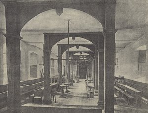 Untere Schule (Gravur) von English School