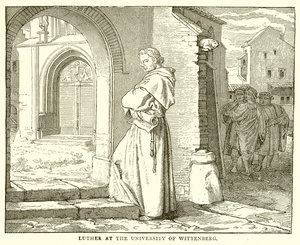 Luther an der Universität Wittenberg von English School