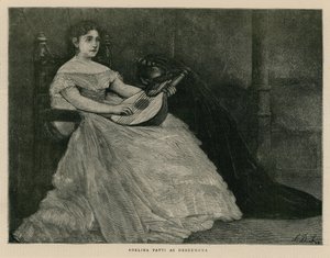 Madame Adelina Patti, Opernsängerin, als Desdemona von English School