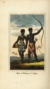 Mann und Frau aus Jagga, aus den Königreichen Monoemugi und Caffraria, Afrika